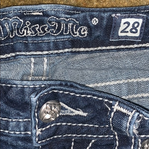 Miss Me Jeweled Boot Cut Jeans - Picture 3 of 6